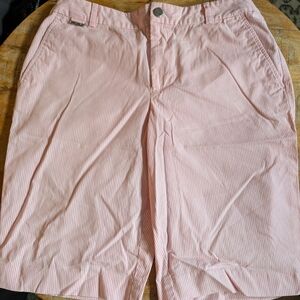 Lauren Ralph Lauren Pink Striped Women's Bermudas